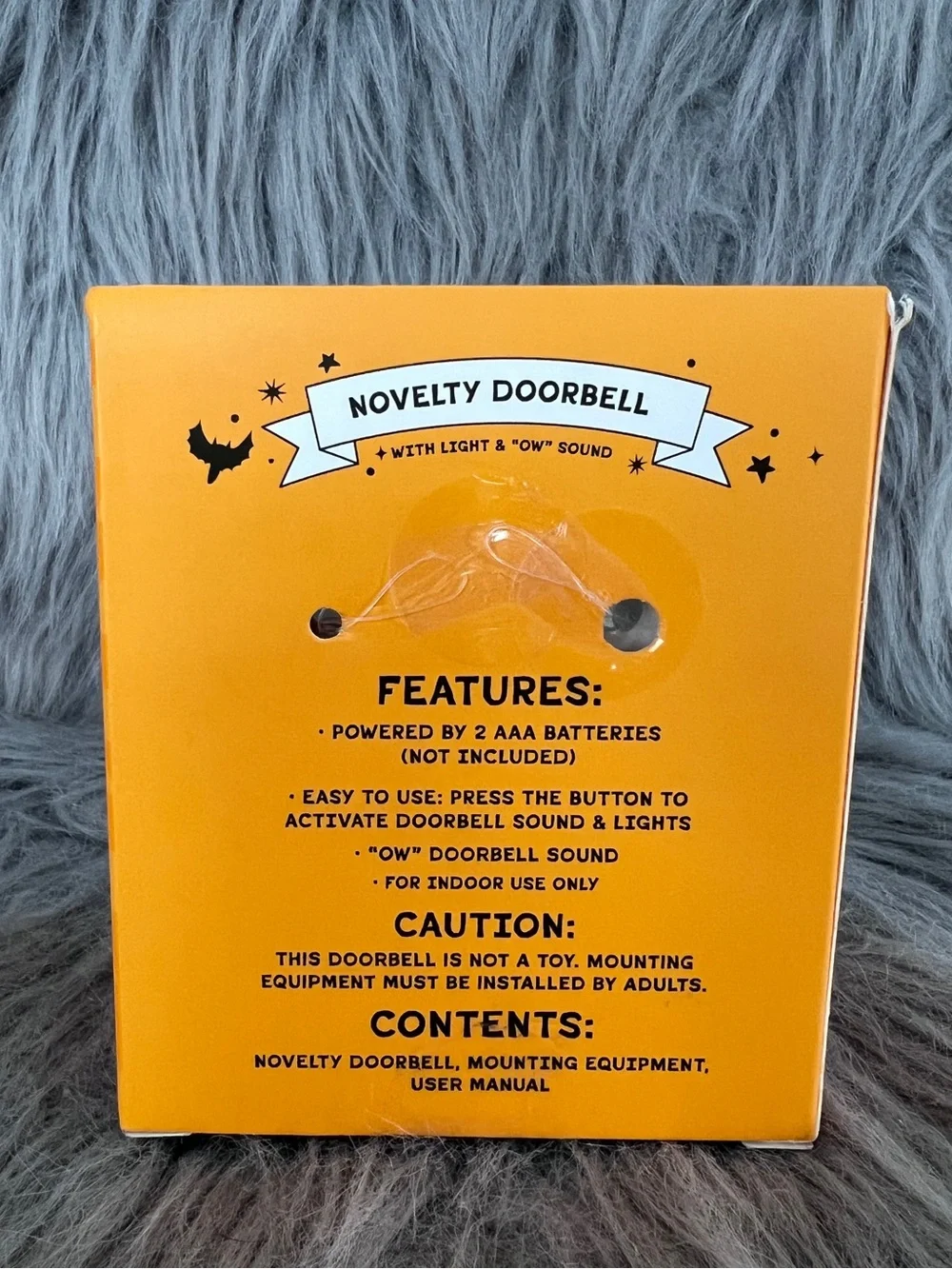 Green Eyeball Novelty Doorbell with Light and “OW” Sound. NWT. Target bullseye
